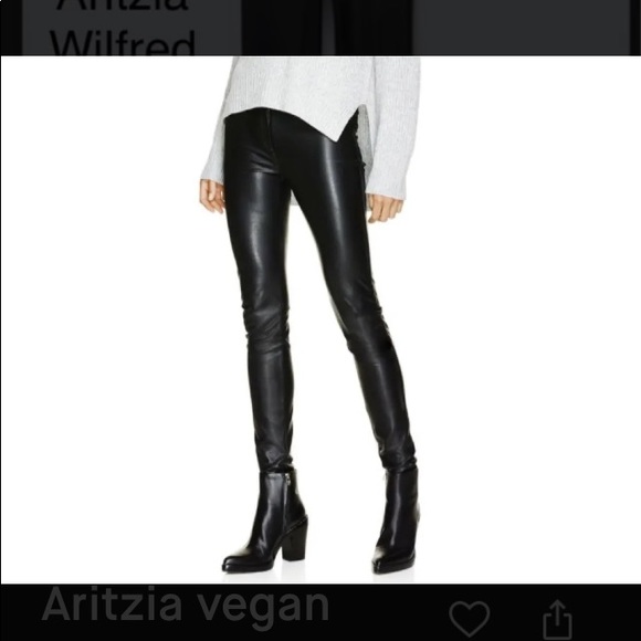 Wilfred Other - )Aritzia Wilfred Free vegan leather leggings
